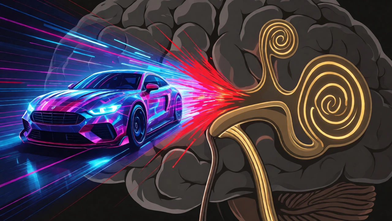Abstract visualization of sensory conflict in the brain